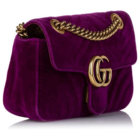 sac gucci en velours|Sacs Gucci Marmont .